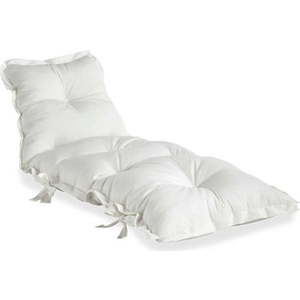 Bílý variabilní futon vhodný do exteriéru Karup Design OUT™ Sit&Sleep White obraz