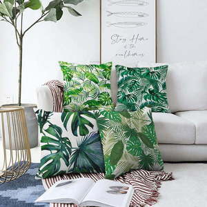 Sada 4 povlaků na polštáře Minimalist Cushion Covers Summer Jungle, 55 x 55 cm obraz