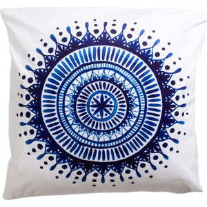 Modro-bílý dekorační polštář 45x45 cm Mandala - JAHU collections obraz