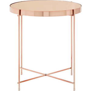 Kulatý odkládací stolek se skleněnou deskou ø 43 cm Allure – Premier Housewares obraz