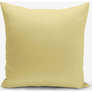 Hořčicově žlutý povlak na polštář Minimalist Cushion Covers Düz, 45 x 45 cm obraz