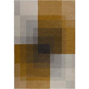 Šedo-žlutý koberec Flair Rugs Plaza, 160 x 230 cm obraz