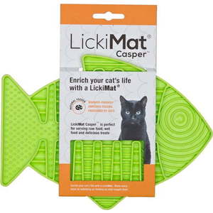 Lízací podložka pro kočky Casper Green – LickiMat obraz