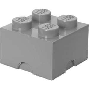 Šedý úložný box čtverec LEGO® obraz