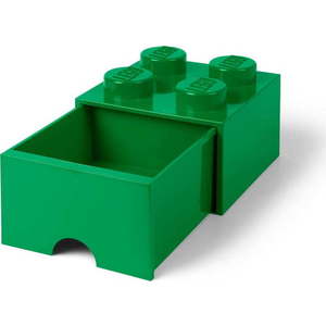 Zelený úložný box s šuplíkem LEGO® obraz