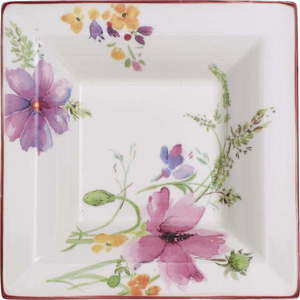 Hranatá porcelánová miska s motivem květin Villeroy & Boch Mariefleur Gifts obraz