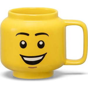 Žlutý keramický dětský hrnek 255 ml Head – LEGO® obraz