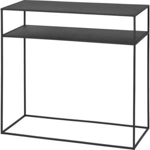 Černý kovový konzolový stolek 35x85 cm Fera – Blomus obraz