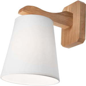 Dřevěná nástěnná lampa LAMKUR Oak obraz