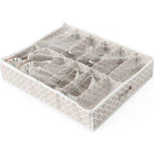 Béžový úložný box na boty pod postel Compactor, délka 76 cm obraz