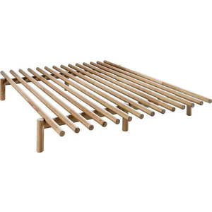 Dvoulůžková postel z borovicového dřeva s roštem 160x200 cm Pace – Karup Design obraz