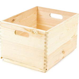 Úložný box z borovicového dřeva Compactor Custom, 40 x 30 x 23 cm obraz