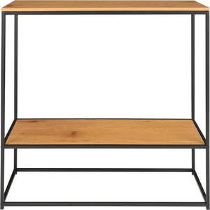 Konzolový stolek s deskou v dubovém dekoru v přírodní barvě 80x36 cm Vita – House Nordic obraz