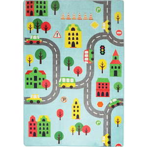 Dětský protiskluzový koberec Conceptum Hypnose Road, 140 x 190 cm obraz