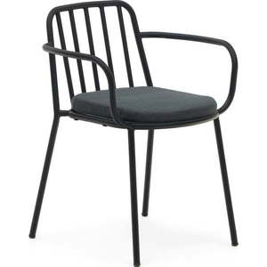 Černá kovová zahradní židle Bramant – Kave Home obraz