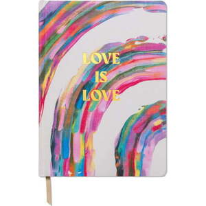 Nedatovaný diář 200 stránek formát A4 Love is Love – DesignWorks Ink obraz