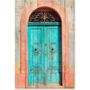 Dřevěná cedule 40x60 cm Door – Really Nice Things obraz