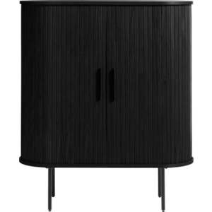 Černá skříňka v dekoru dubu 100x118 cm Nola – Unique Furniture obraz