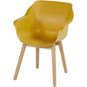 Žluté plastové zahradní židle v sadě 2 ks Sophie Teak – Hartman obraz