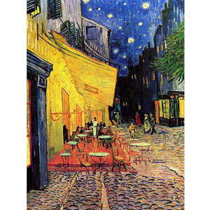 Reprodukce obrazu Vincenta van Gogha - Cafe Terrace, 45 x 60 cm obraz