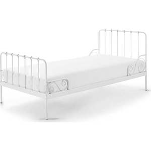 Bílá kovová dětská postel Vipack Alice, 90 x 200 cm obraz