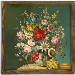 Nástěnný obraz Vintage Flowers, 50 x 50 cm obraz