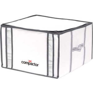 Bíly úložný box s vakuovým obalem Compactor Black Edition, objem 125 l obraz