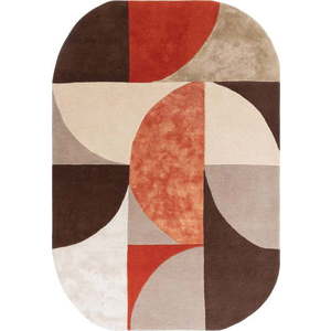 Vlněný koberec v cihlové barvě 160x230 cm Spice – Asiatic Carpets obraz