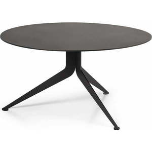 Černý kovový kulatý konferenční stolek ø 78 cm Daley – Spinder Design obraz