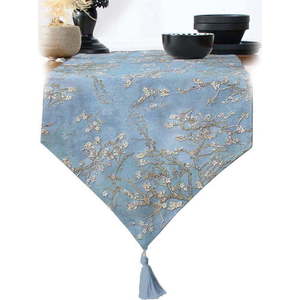 Modrý běhoun na stůl 140x45 cm - Minimalist Cushion Covers obraz