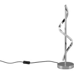 LED stolní lampa v leskle stříbrné barvě (výška 56 cm) Isabel – Trio obraz
