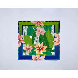 Módní šátek Madre Selva Tropical Garden, 55 x 55 cm obraz