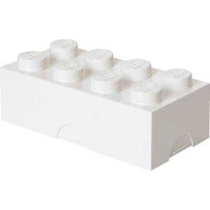 Bílý svačinový box LEGO® obraz