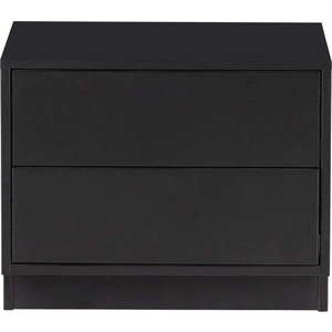 Černý modulární TV stolek z borovicového dřeva 50x40 cm Finca – WOOOD obraz