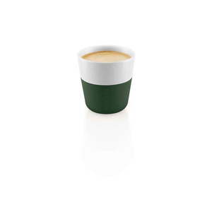 Zeleno-bílé porcelánové šálky na espresso v sadě 2 ks 80 ml – Eva Solo obraz