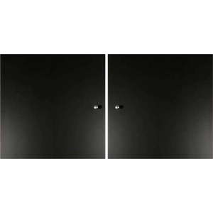 Černá dvířka pro modulární policový systém 2 ks, 32x33 cm Mistral Kubus - Hammel Furniture obraz