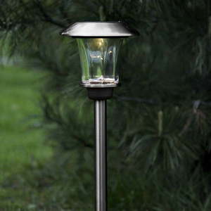 Stříbrné zahradní LED svítidlo Star Trading Granada obraz