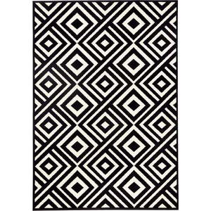 Černo-bílý koberec Zala Living Art, 70 x 140 cm obraz