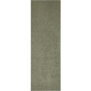 Tmavě zelený běhoun Mint Rugs Supersoft, 80 x 250 cm obraz