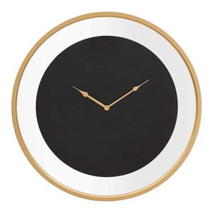 Černé nástěnné hodiny Mauro Ferretti Fashion, ø 60 cm obraz