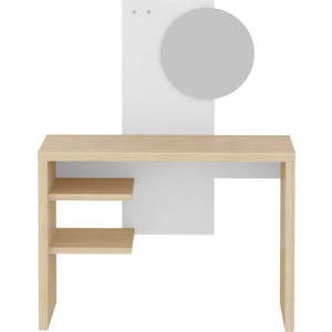 Toaletní stolek s deskou v dubovém dekoru 105x42 cm Hugo - TemaHome obraz