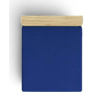 Modré napínací bavlněné prostěradlo 160x200 cm - Mijolnir obraz