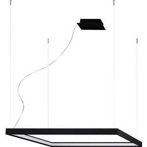 Černé LED závěsné svítidlo 130x40 cm Jutila - Nice Lamps obraz