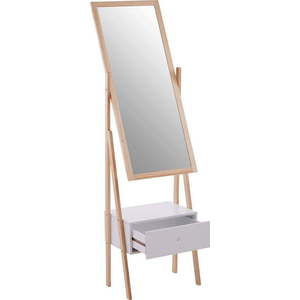 Stojací zrcadlo s dřevěným rámem 45x160 cm Rostok – Premier Housewares obraz