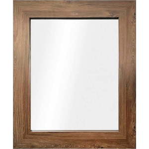 Nástěnné zrcadlo v hnědém rámu Styler Jyvaskyla, 60 x 86 cm obraz
