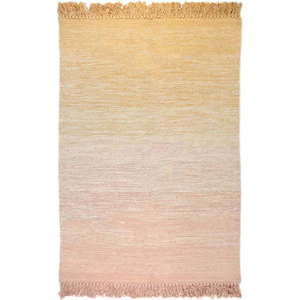 Oranžovo-růžový pratelný koberec 100x150 cm Kirthy – Nattiot obraz