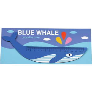 Dřevěné pravítko ve tvaru velryby Blue Whale – Rex London obraz