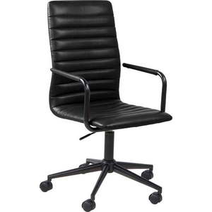 Černá kancelářská židle na kolečkách Actona Wislow obraz