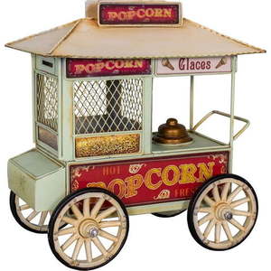 Kovová drobná dekorace Popcorn Cart – Antic Line obraz