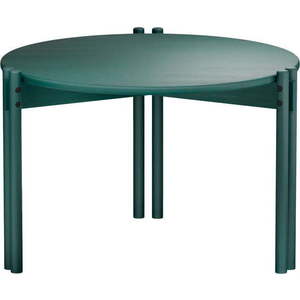 Zelený kulatý konferenční stolek z borovicového dřeva ø 60 cm Sticks – Karup Design obraz